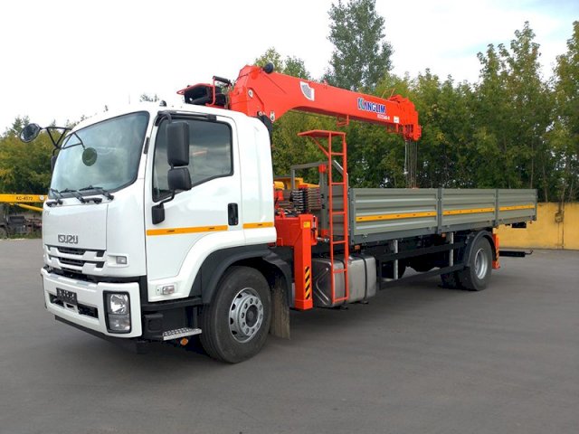 Фото №2: Бортовой Isuzu FVR 34 c КМУ Kanglim 1256