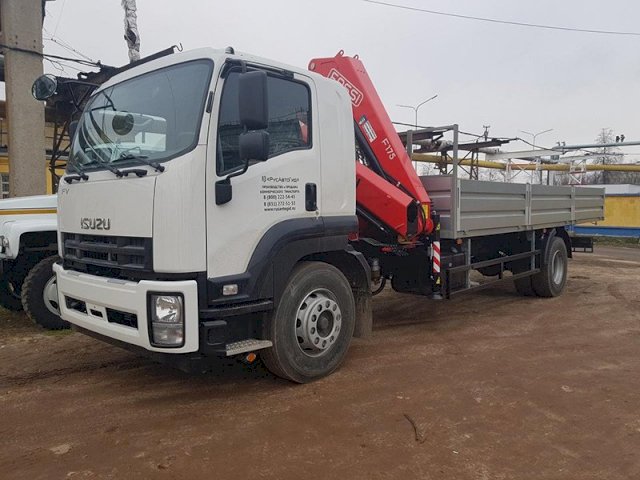 Фото №4: Бортовой Isuzu FVR 34 c КМУ Fassi 175