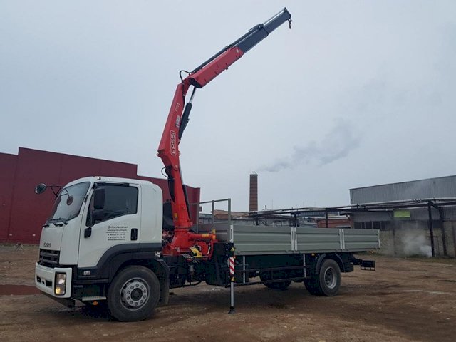 Фото №3: Бортовой Isuzu FVR 34 c КМУ Fassi 175