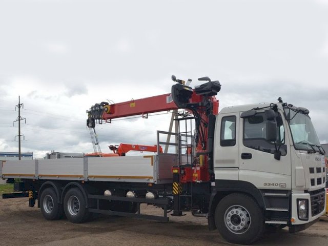 Фото №5: Бортовой Isuzu GIGA c КМУ Fassi S1556