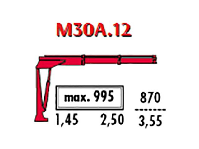 Фото №2: Бортовой Isuzu NMR 85 c КМУ Fassi M30