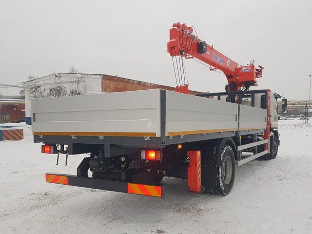 Фото №8: Бортовой Isuzu FVR 34 c КМУ Kanglim 1256 с фаркопом (борт 6,8м)