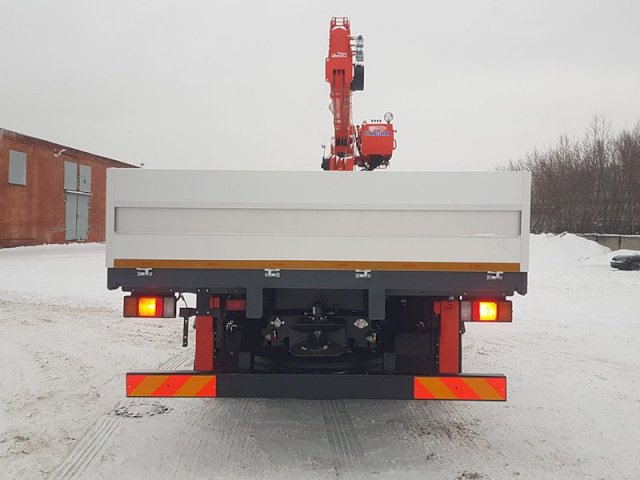 Фото №7: Бортовой Isuzu FVR 34 c КМУ Kanglim 1256 с фаркопом (борт 6,8м)