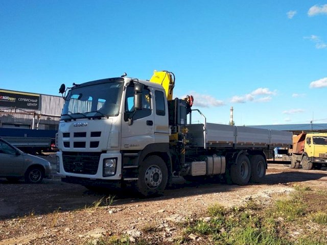Фото №4: Бортовой Isuzu GIGA c КМУ HYVA 200
