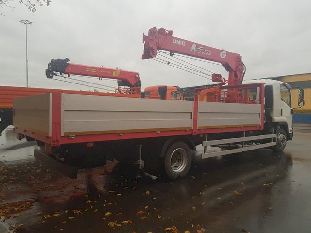 Фото №13: Бортовой Isuzu FSR 34 c КМУ UNIC 554