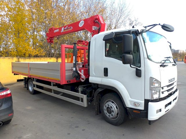 Фото №8: Бортовой Isuzu FSR 34 c КМУ UNIC 554