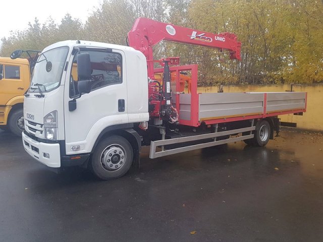 Фото №6: Бортовой Isuzu FSR 34 c КМУ UNIC 554