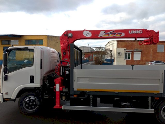 Фото №14: Бортовой Isuzu NQR 90LL c КМУ UNIC 374