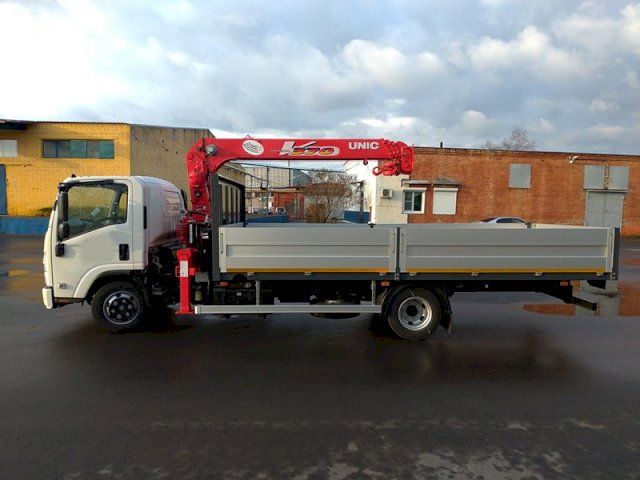 Фото №10: Бортовой Isuzu NQR 90LL c КМУ UNIC 374