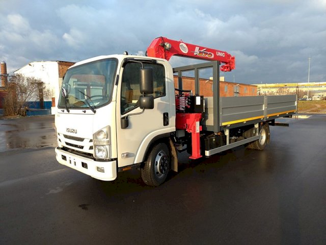 Фото №3: Бортовой Isuzu NQR 90LL c КМУ UNIC 374