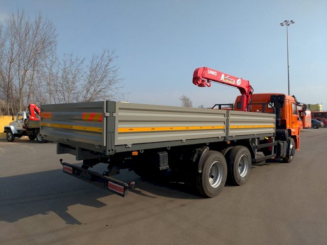 Фото №5: Бортовой КАМАЗ 65115 c КМУ UNIC 373