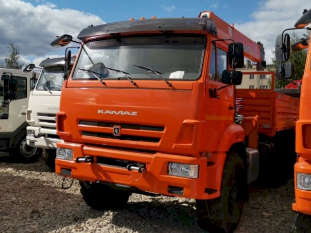 Фото №3: Бортовой КАМАЗ-65115 с КМУ Hangil HGC 976