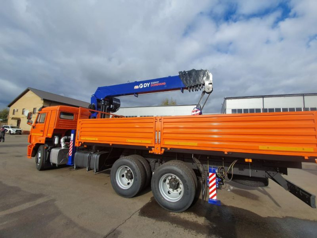 Фото №5: Бортовой КАМАЗ 65115 с КМУ DongYang SS2037