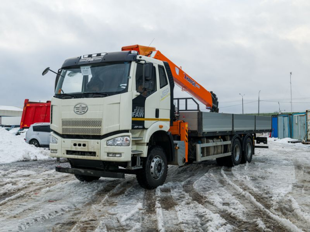 Фото №3: Бортовой FAW CA3250 с КМУ HANGIL HGC 756