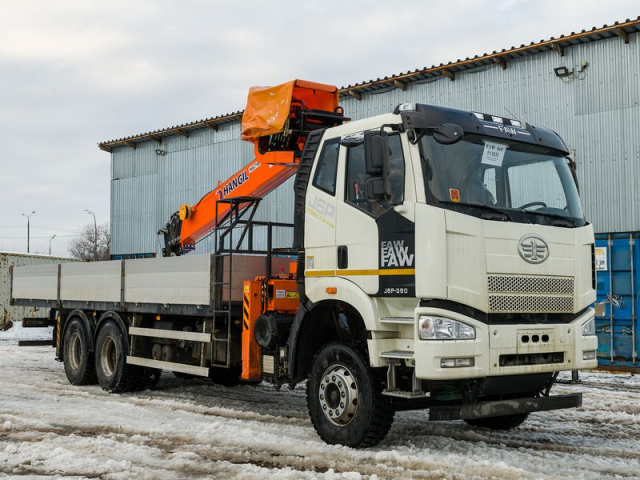 Фото №2: Бортовой FAW CA3250 с КМУ HANGIL HGC 756