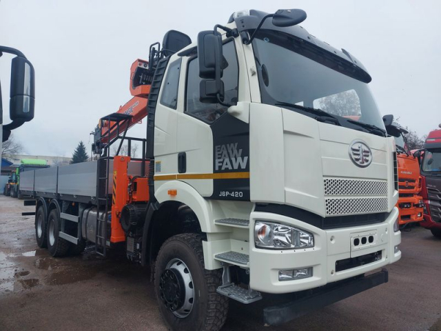 Фото №2: Бортовой FAW CA3250 с КМУ HANGIL HGC 976