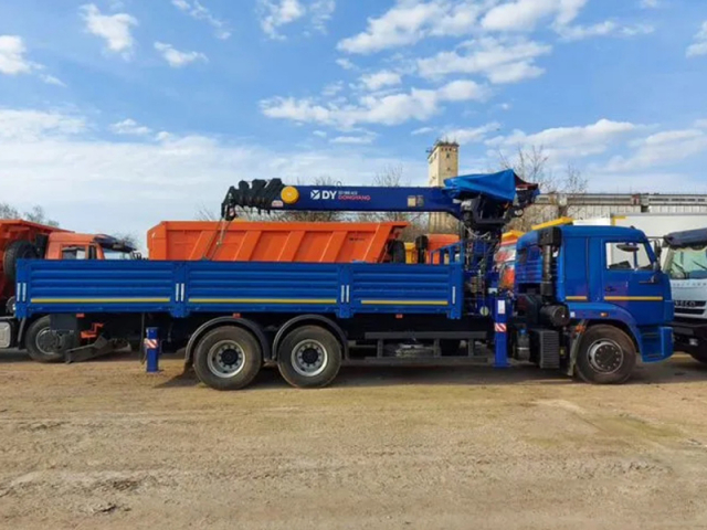 Фото №10: Бортовой КАМАЗ 65115 с КМУ DongYang SS1956