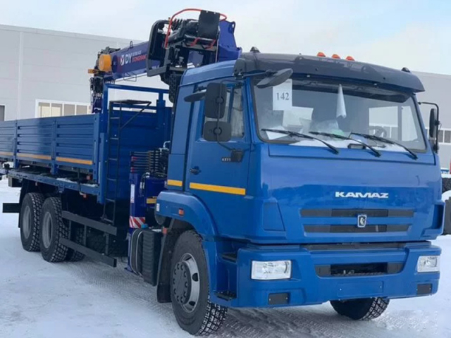 Фото №4: Бортовой КАМАЗ 65115 с КМУ DongYang SS1956