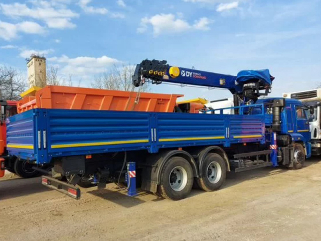 Фото №8: Бортовой КАМАЗ 65115 с КМУ DongYang SS1956