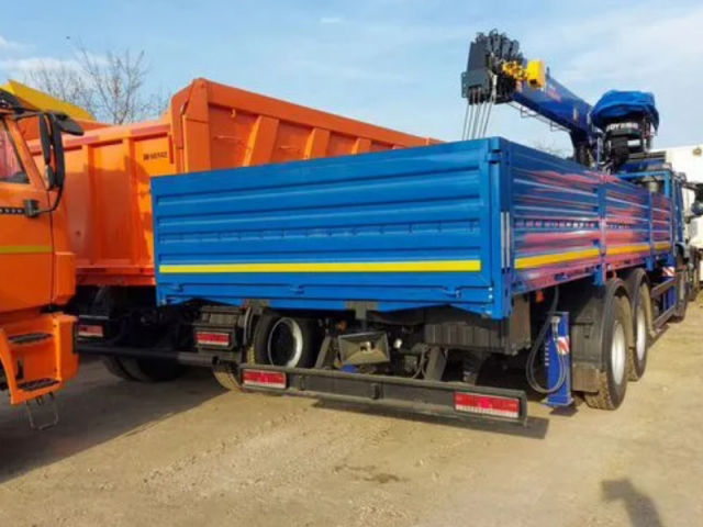 Фото №7: Бортовой КАМАЗ 65115 с КМУ DongYang SS1956