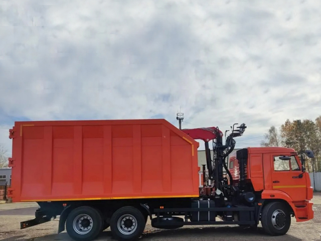 Фото №3: Металловоз КАМАЗ 65115-3094-48 с КМУ Palfinger VM10L74М