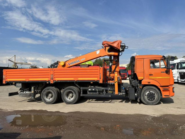 Фото №5: Бортовой КАМАЗ-65115 с КМУ Hangil HGC 987