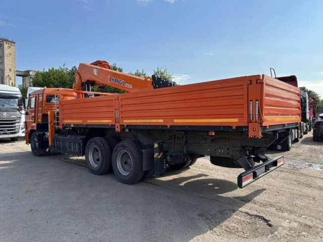 Фото №7: Бортовой КАМАЗ-65115 с КМУ Hangil HGC 987