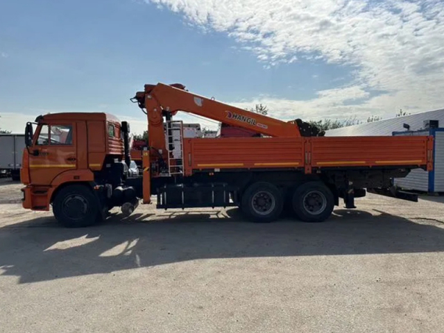 Фото №8: Бортовой КАМАЗ-65115 с КМУ Hangil HGC 987