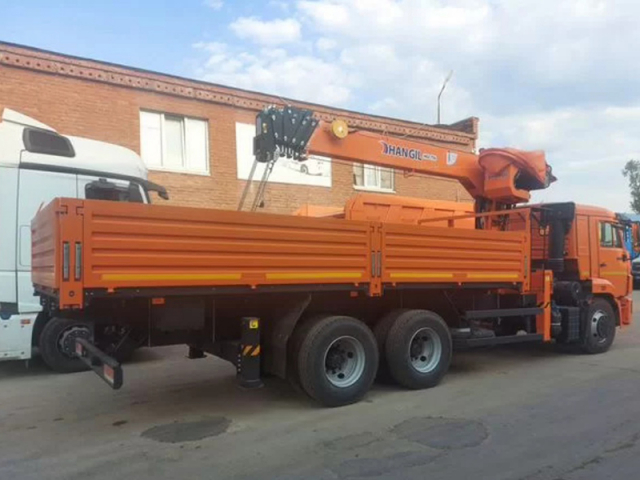 Фото №8: Бортовой КАМАЗ-65115 с КМУ Hangil HGC 756