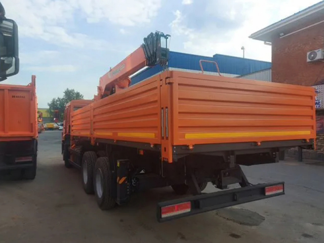 Фото №7: Бортовой КАМАЗ-65115 с КМУ Hangil HGC 756