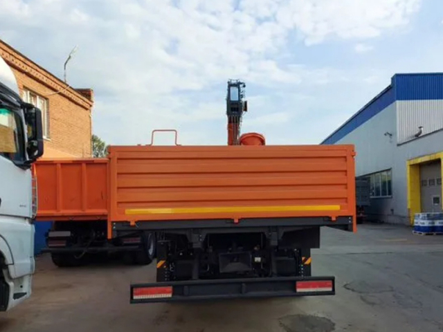 Фото №6: Бортовой КАМАЗ-65115 с КМУ Hangil HGC 756