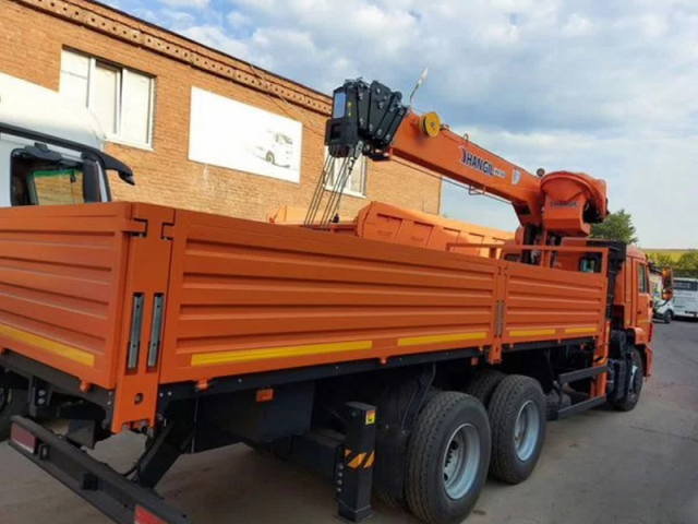 Фото №5: Бортовой КАМАЗ-65115 с КМУ Hangil HGC 756