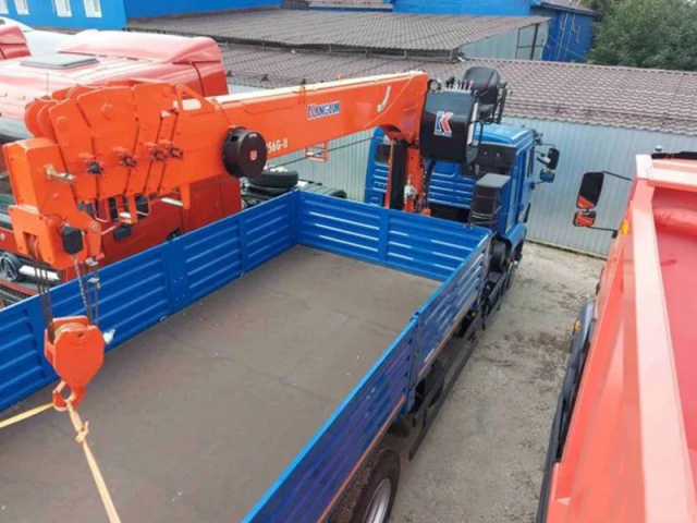 Фото №9: Бортовой КАМАЗ 65117-3010-48 с КМУ Kanglim KS1256G-II