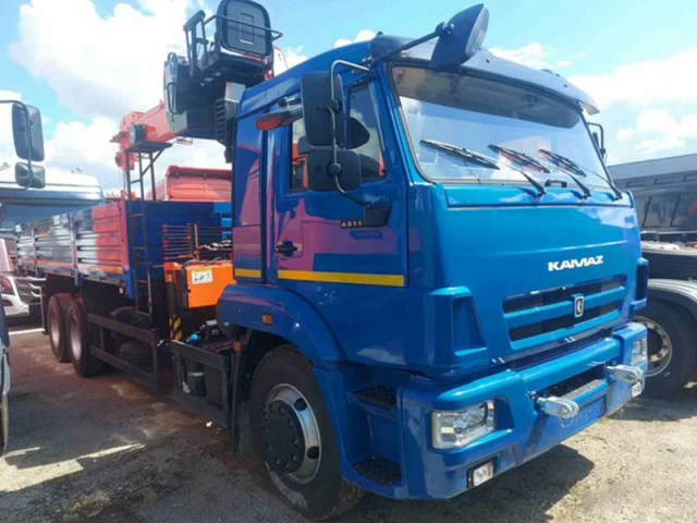 Фото №7: Бортовой КАМАЗ 65117-3010-48 с КМУ Kanglim KS1256G-II