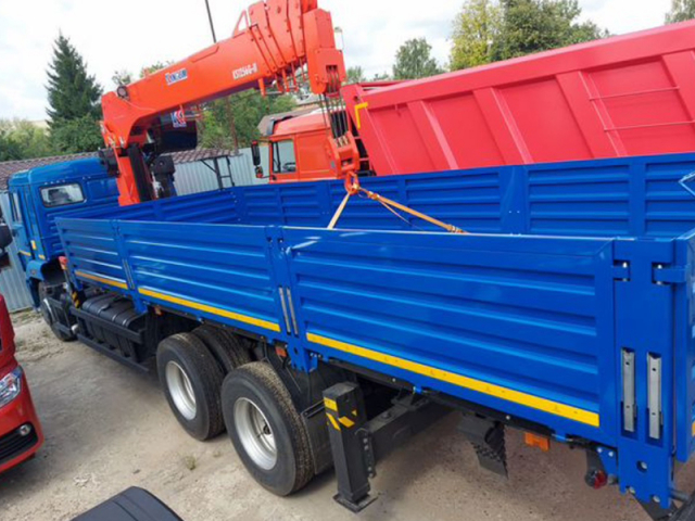 Фото №5: Бортовой КАМАЗ 65117-3010-48 с КМУ Kanglim KS1256G-II