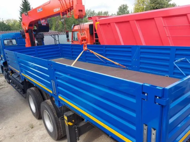 Фото №4: Бортовой КАМАЗ 65117-3010-48 с КМУ Kanglim KS1256G-II