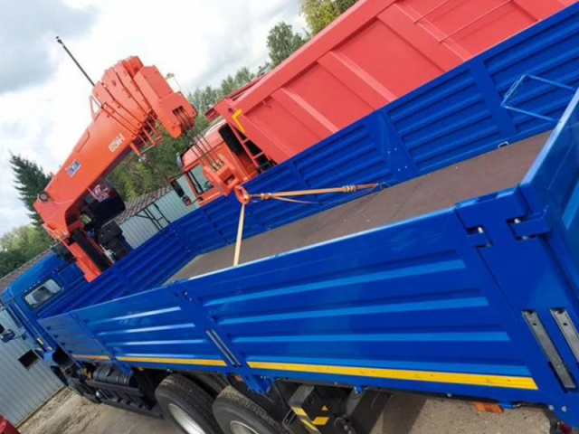 Фото №3: Бортовой КАМАЗ 65117-3010-48 с КМУ Kanglim KS1256G-II