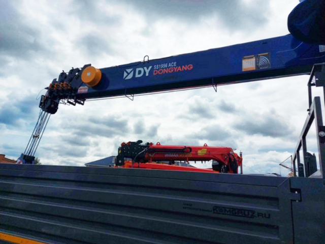 Фото №11: Бортовой МАЗ 631228-8575-012 с КМУ Dong Yang SS 1956