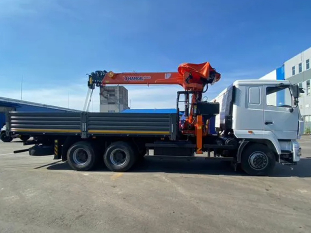 Фото №5: Бортовой МАЗ 631228 с КМУ HANGIL HGC976