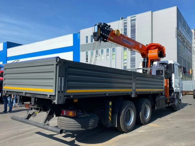 Фото №9: Бортовой МАЗ 631228 с КМУ HANGIL HGC976