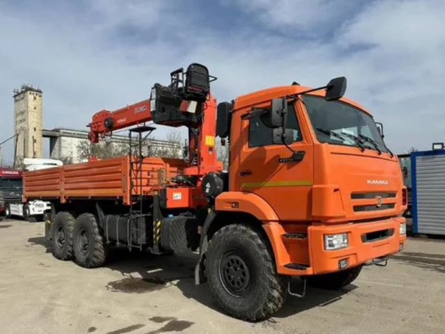 Фото №4: Бортовой КАМАЗ 43118-50 с КМУ Kanglim KS 1256 G-II