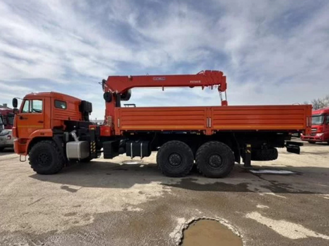 Фото №10: Бортовой КАМАЗ 43118-50 с КМУ Kanglim KS 1256 G-II