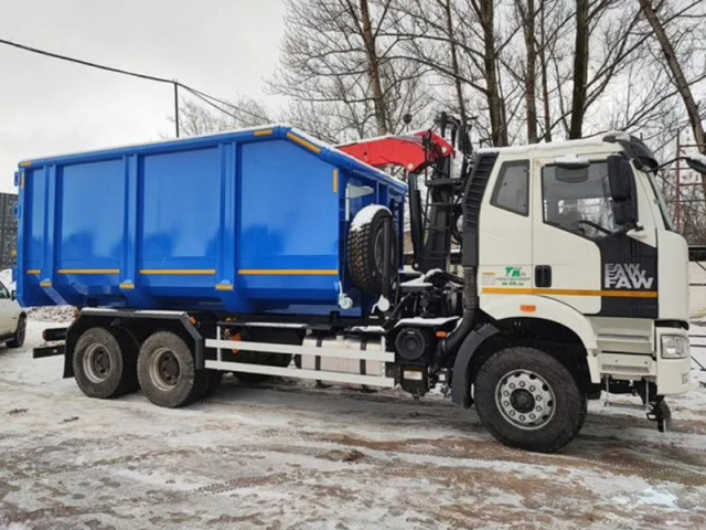 Фото №2: Металловоз FAW 3250 с КМУ Palfinger VM10L74М