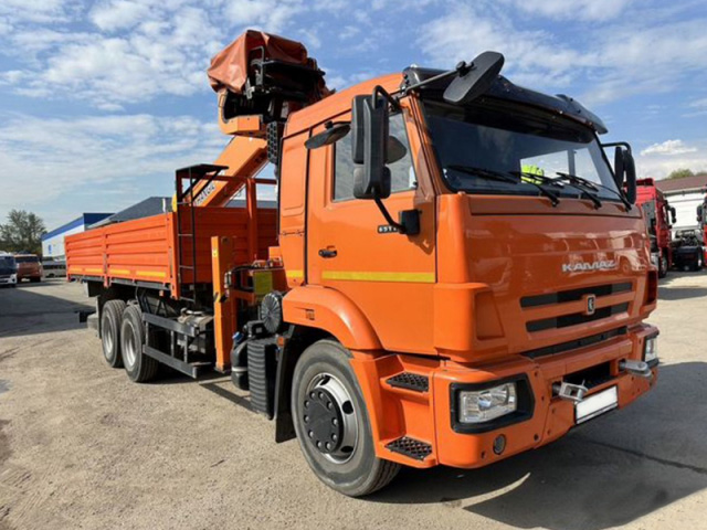 Фото №3: Бортовой КАМАЗ-65115 с КМУ Hangil HGC 987