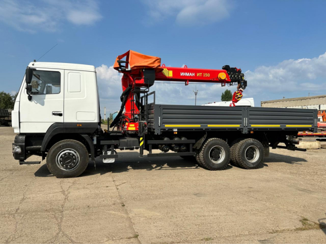 Фото №3: Бортовой МАЗ 6312C5 с КМУ Инман ИТ-150