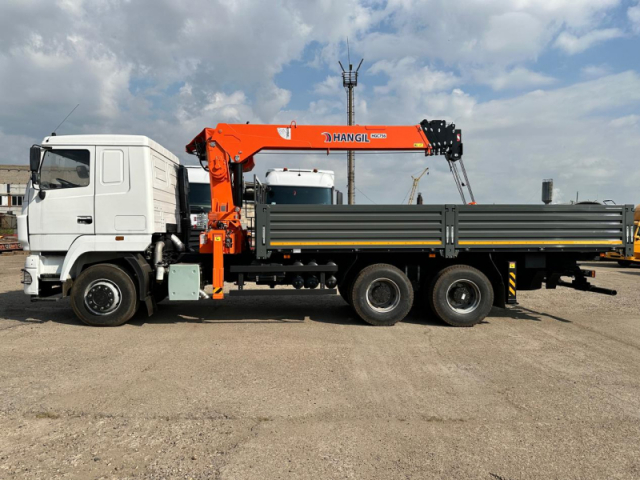 Фото №3: Бортовой МАЗ 631228 с КМУ HANGIL HGC756