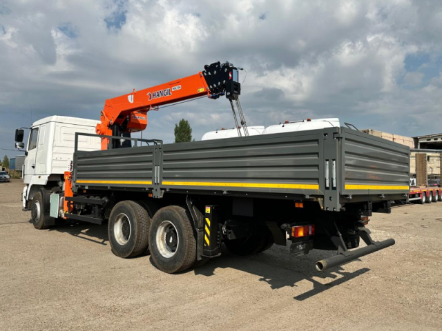 Фото №4: Бортовой МАЗ 631228 с КМУ HANGIL HGC756