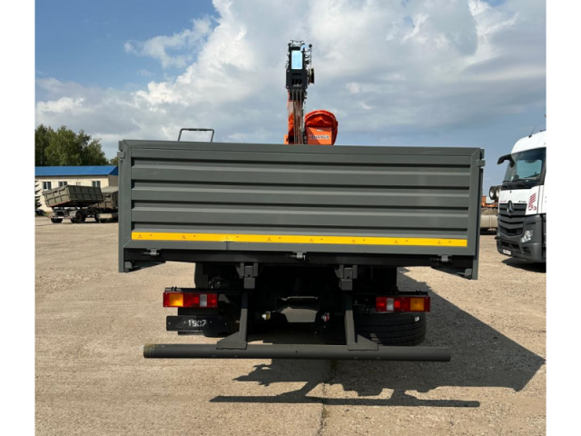 Фото №5: Бортовой МАЗ 631228 с КМУ HANGIL HGC756