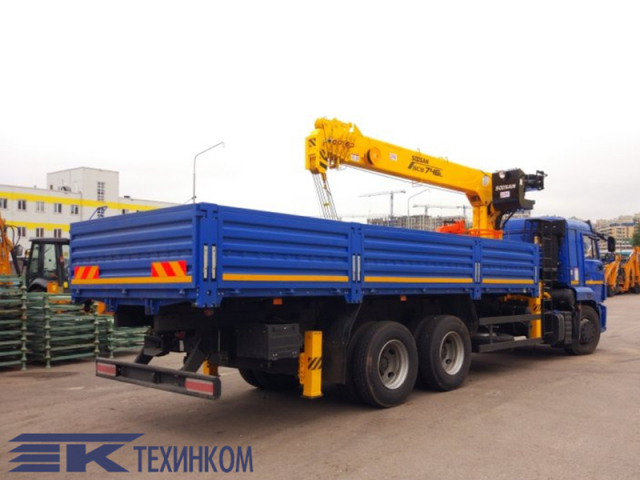 Фото №2: Бортовой КАМАЗ 65117-3010-48 с КМУ Soosan SCS 736 L2 TOP