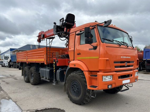 Фото №5: Бортовой КАМАЗ 43118-3027-48 с КМУ Kanglim KS 1256 G-II